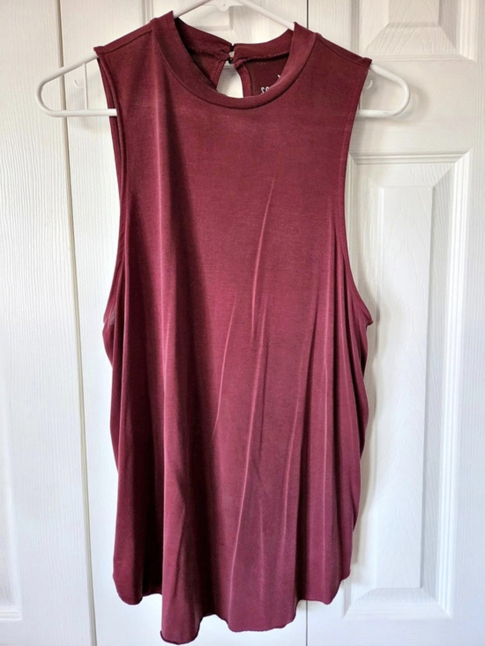 American Eagle Soft & Sueded Mini Dress Burgundy Large Like New